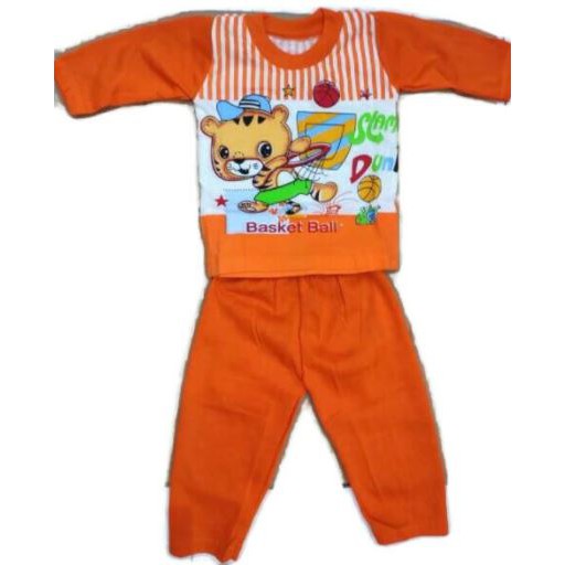 1 pc Setelan oblong panjang TC baju bayi / setelan anak gambar / chupa chups anak / setelan unisex