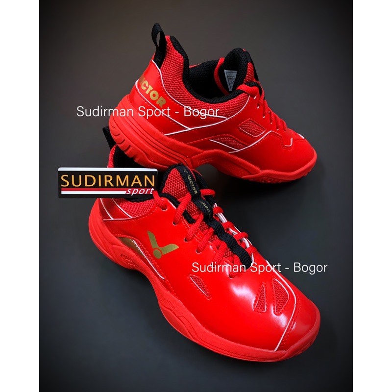 New Sepatu Badminton JUNIOR Victor A 660 JR / A660JR / A 660 JR D / A660JR D (High Risk Red)