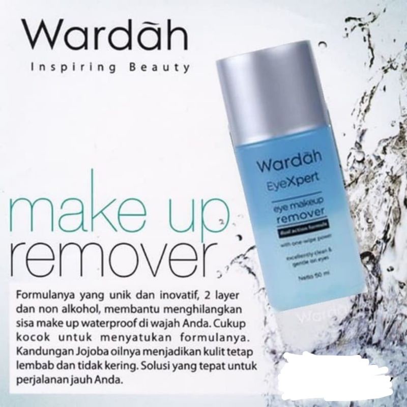 Wardah eyeXpert makeup remover