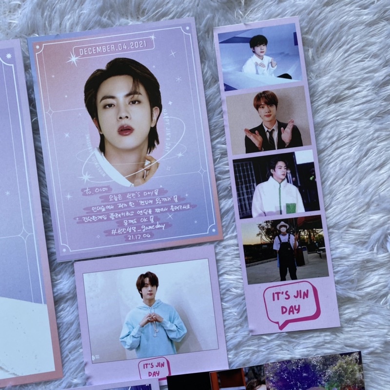 FANKIT BTS JIN BIRTHDAY 0412