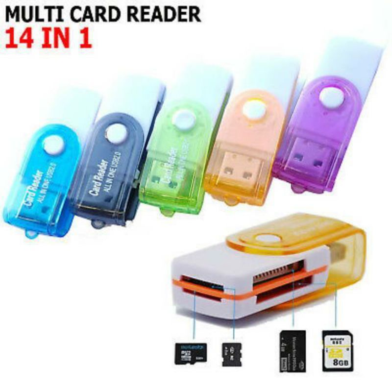 CARD READER ALL IN ONE 4SLOT DAN CARD READER MICRO ACC HP