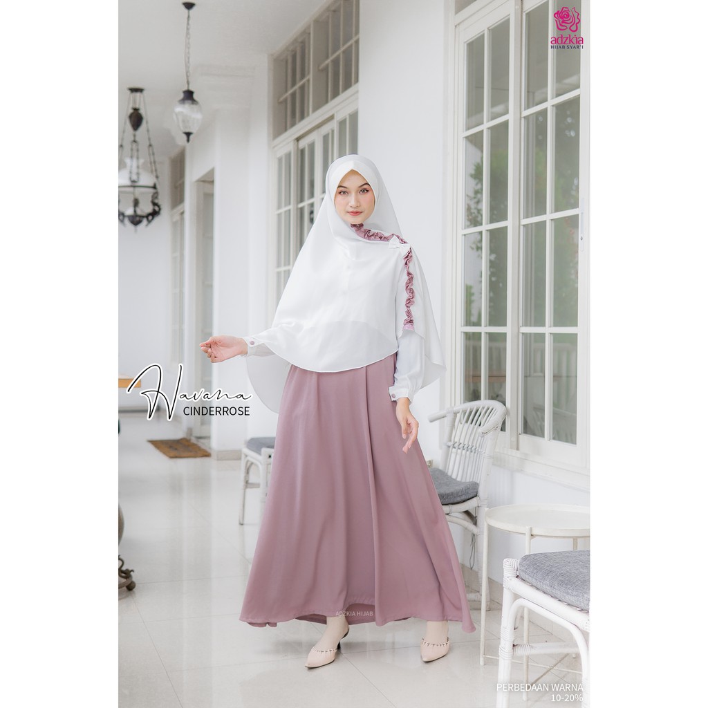 Ready Stock Gamis Havana Original By Adzkia Hijab Syar I Shopee Indonesia