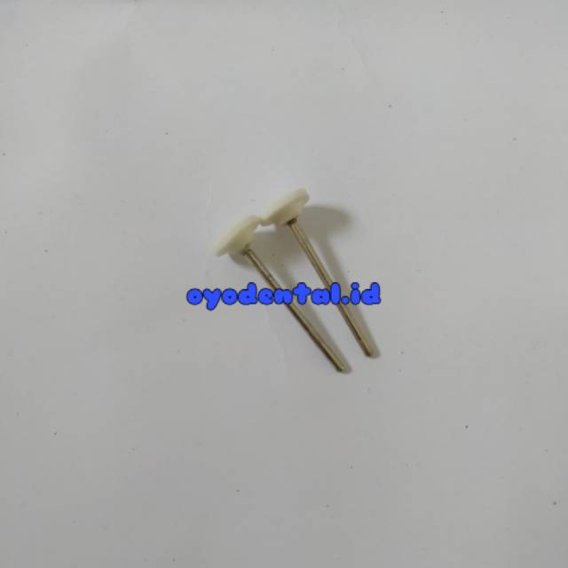 Dental wheel white stone poles polishing akrilik acrylic bur poles low speed