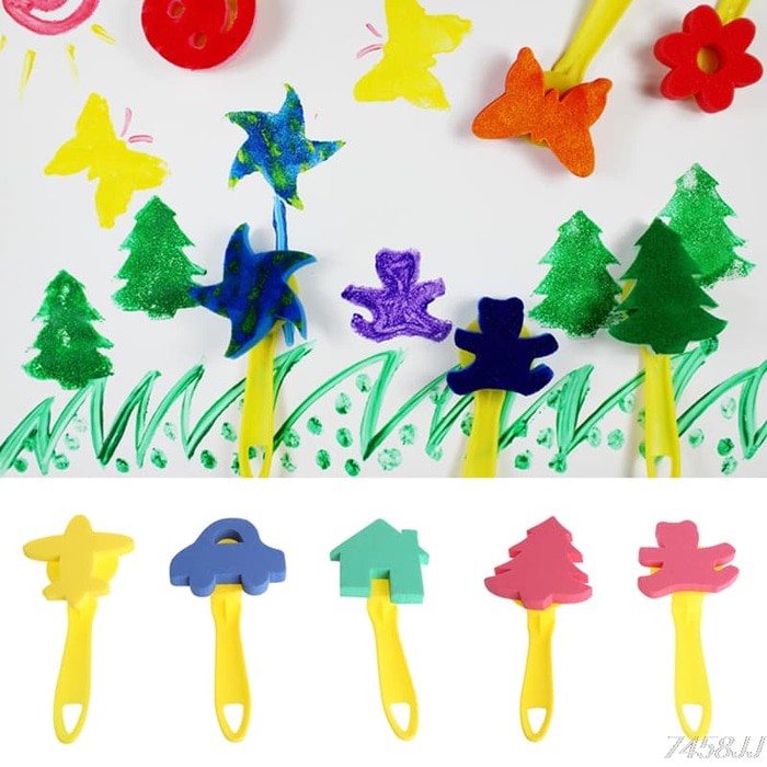 Sponge Shape Painting Stamp (1pcs)