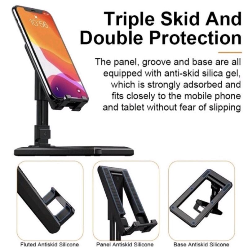 HOLDER STANDING MEJA HD-28 TEMPAT PORTABLE HP PHONE STAND