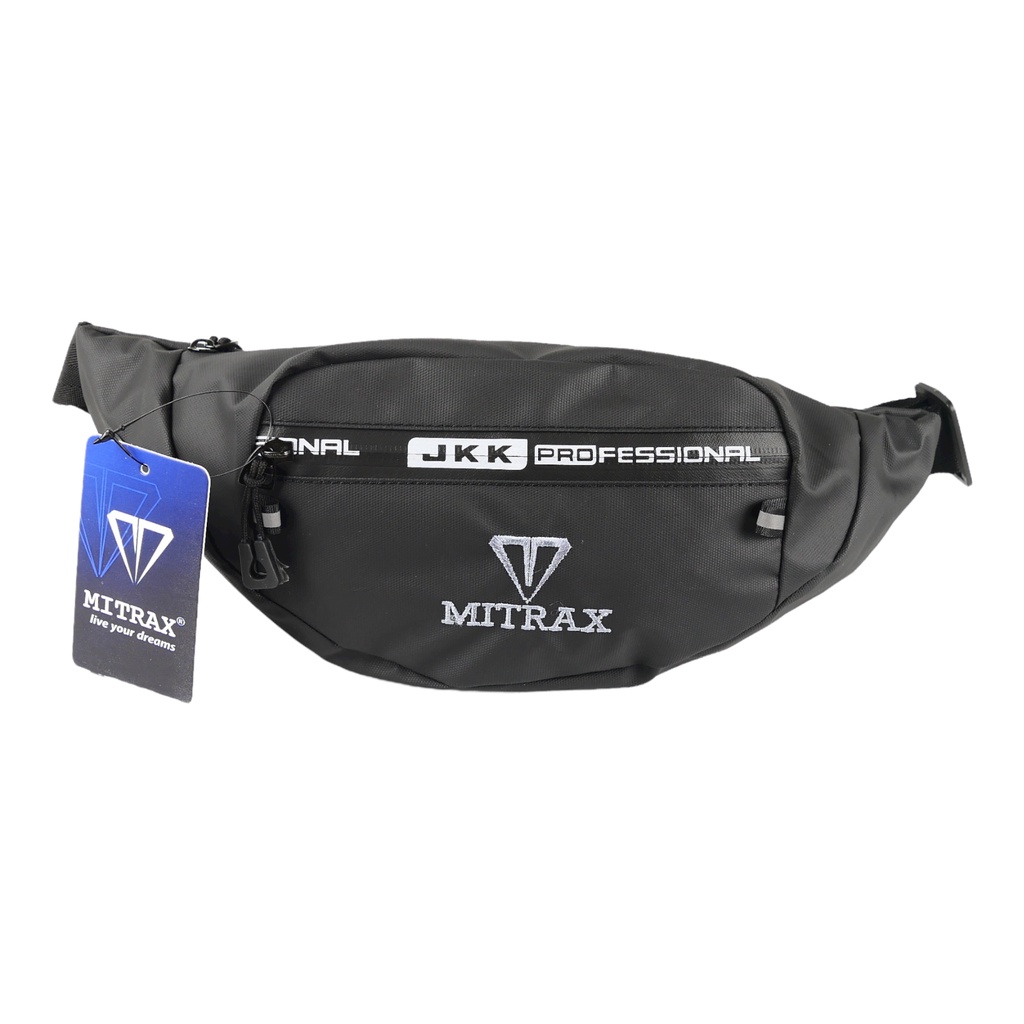 Tas Pingang Mitrax Soter Bahan Bimo Anti Cipratan / Waterproof! Tas Pinggang / Waist Bag Pria dan Wanita!