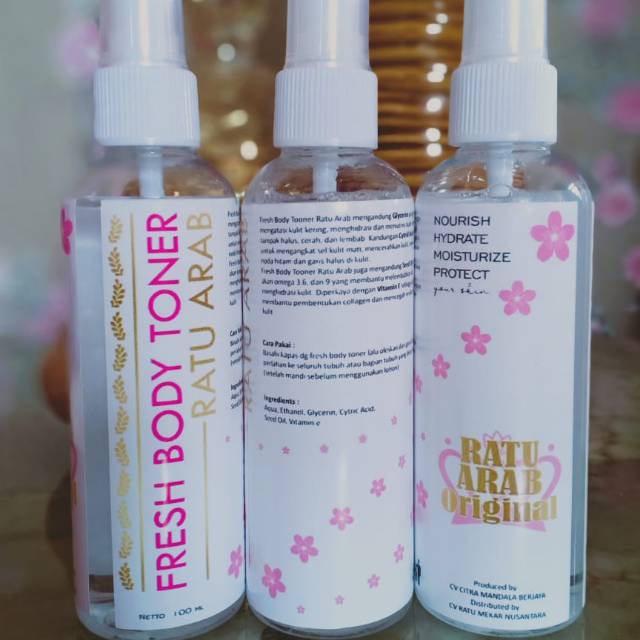 Toner Badan | Fresh Body Toner | ratu arab original