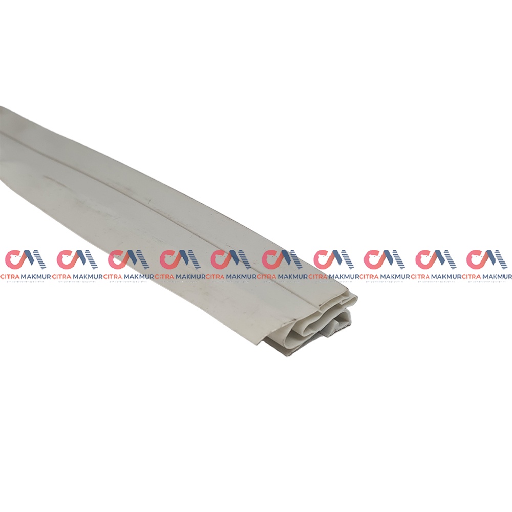 Gasket Karet Pintu Kulkas 1 pintu Jepit Selip merk Sanyo Aqua Freezer baut belum termasuk Magnet 2 per batang meter