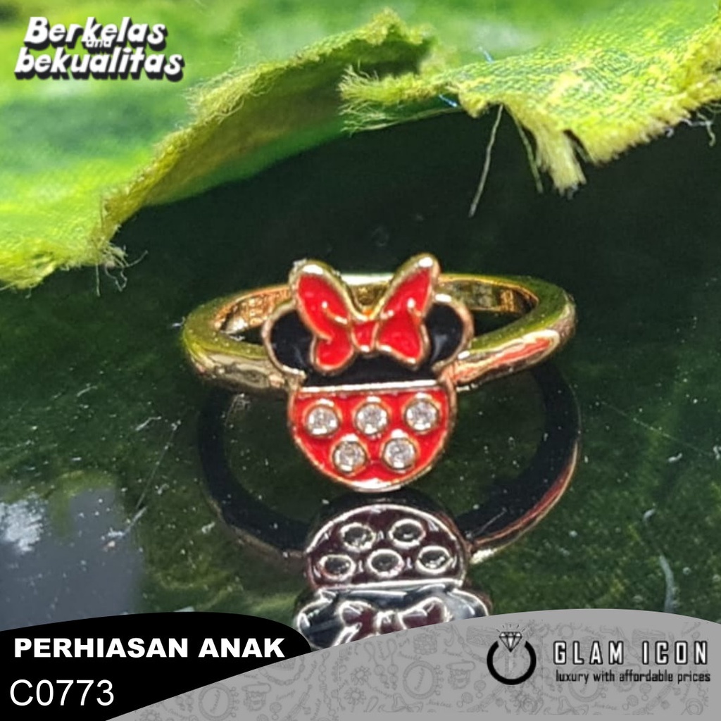 Cincin anak Karakter Minimo head  C0773 CAG