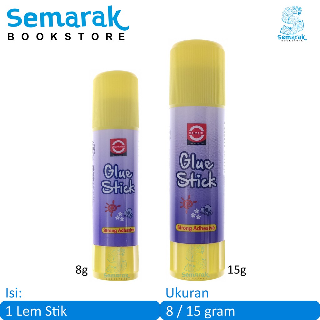 

Perekat Yang Kuat Daimaru Lem Stik 8 / 15 Gram