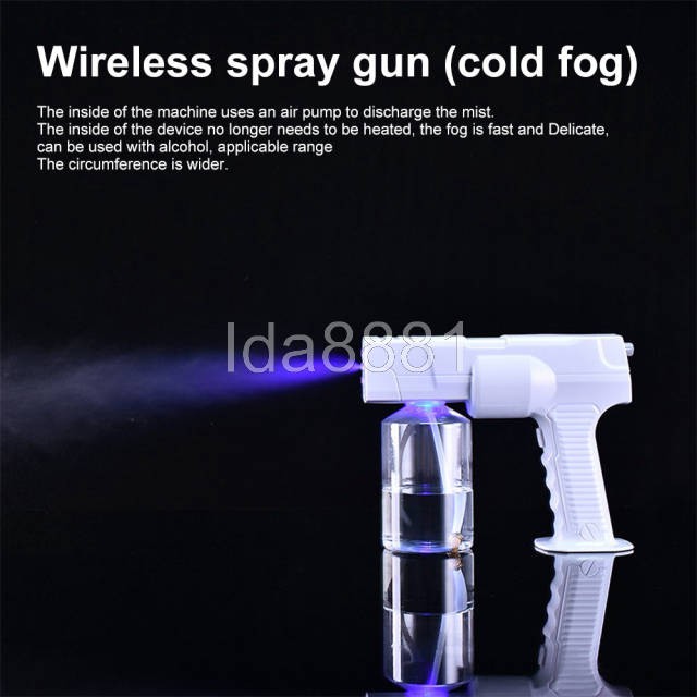 BEAUTYMAXX-HAIR NANO GUN/Nano Spray Gun/Nano Spray/Blue Light Nano Steam Spray/Nano Disinfektant Spray Gun Wireless