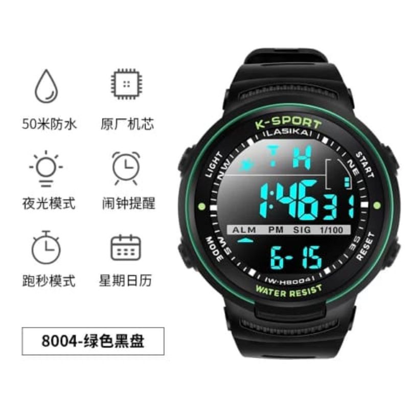 JAM TANGAN DIGITAL SPORT PRIA/ JAM TANGAN PRIA WATER PROF 50m BISA BUAT RENANG JAM TANGAN PRIA SPORTY PRIA