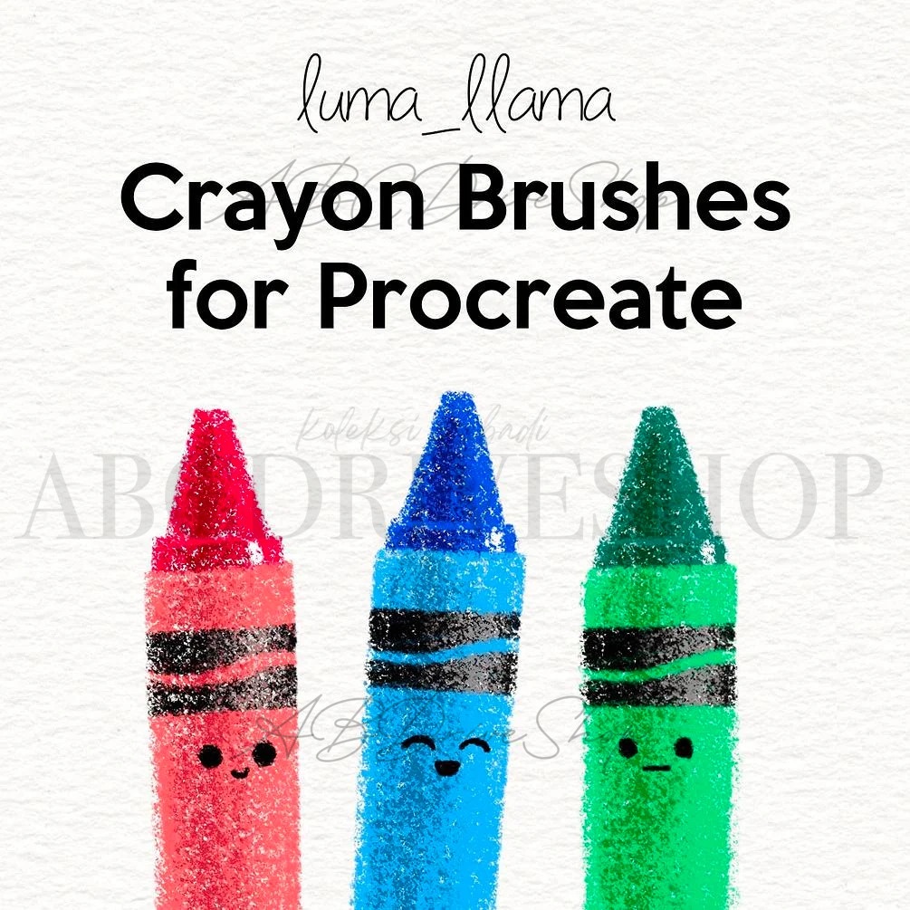 Procreate Brush - Crayon Brushes for Procreate