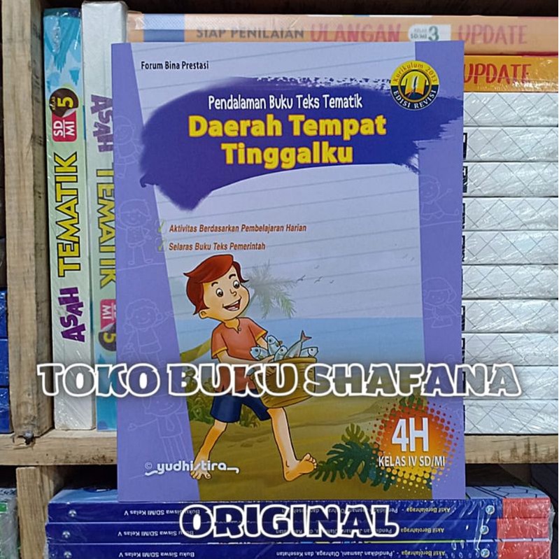 EDISI REVISI !!! PAKET PBT KELAS 4 SD 4F 4G 4H 4I YUDHISTIRA K13 - PENDALAMAN BUKU TEKS TEMATIK