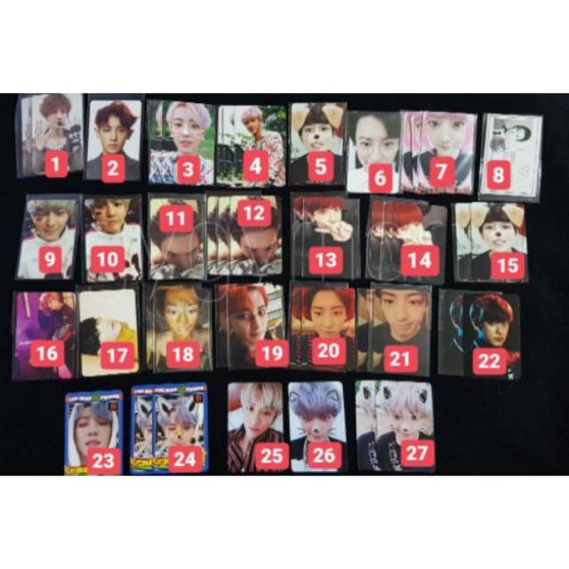 CHANYEOL OFFICIAL PHOTOCARD PC KOKOBOP, SING FOR YOU, MAMA, UNIVERSE, EXODUS PHOTOCARD ETC