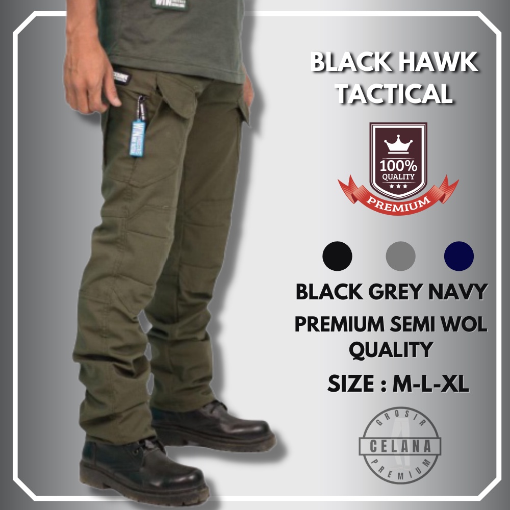 Celana Tactical Blackhawk Cargo Big Size Lapangan PDL Panjang Cargo