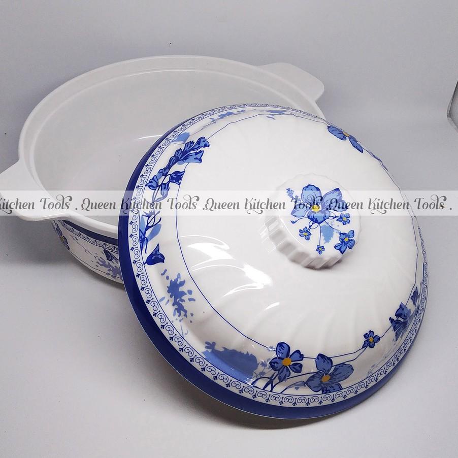 ☆ Mangkuk Tutup Melamin Original | Tempat Nasi dan Gulai | Wadah Saji ➻