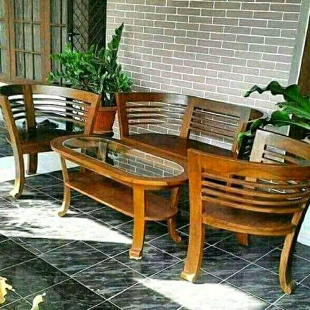 KURSI TAMU CANTIK KAYU JATI JEPARA