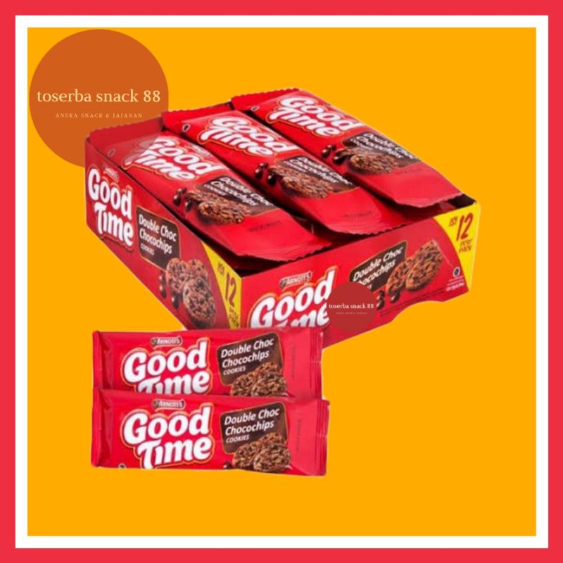 

GOOD TIME/Cookies Double Choc Chips (16 gram × 12 pcs)