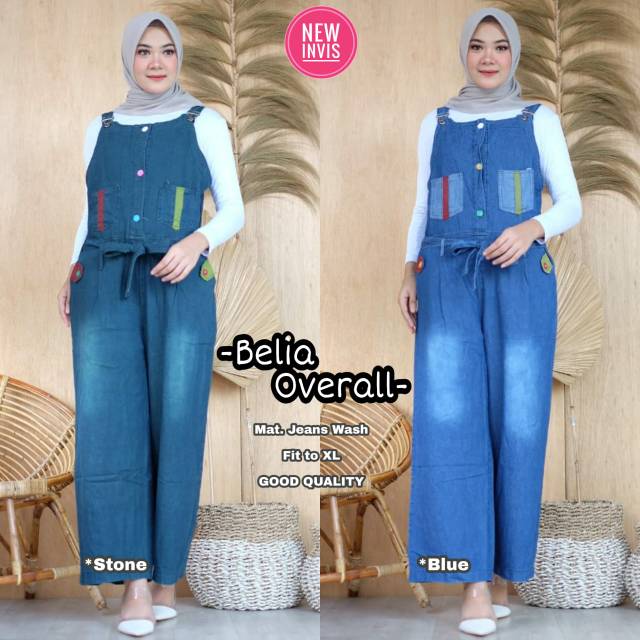 OVERALL / BAJU WANITA / PAKAIAN WANITA / BELIA OVERALL /BAJU WANITA