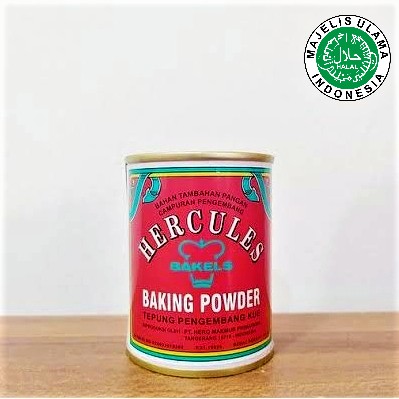 

PROMO! HERCULES BAKING POWDER DOUBLE ACTING 110gr / KEMASAN ORIGINAL