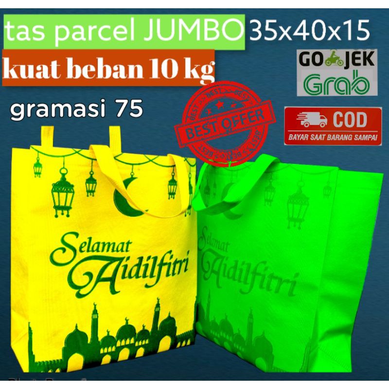 

Tas Spunbond Idul Fitri JUMBO Tas Kain Goodie Bag Ramadhan Lebaran