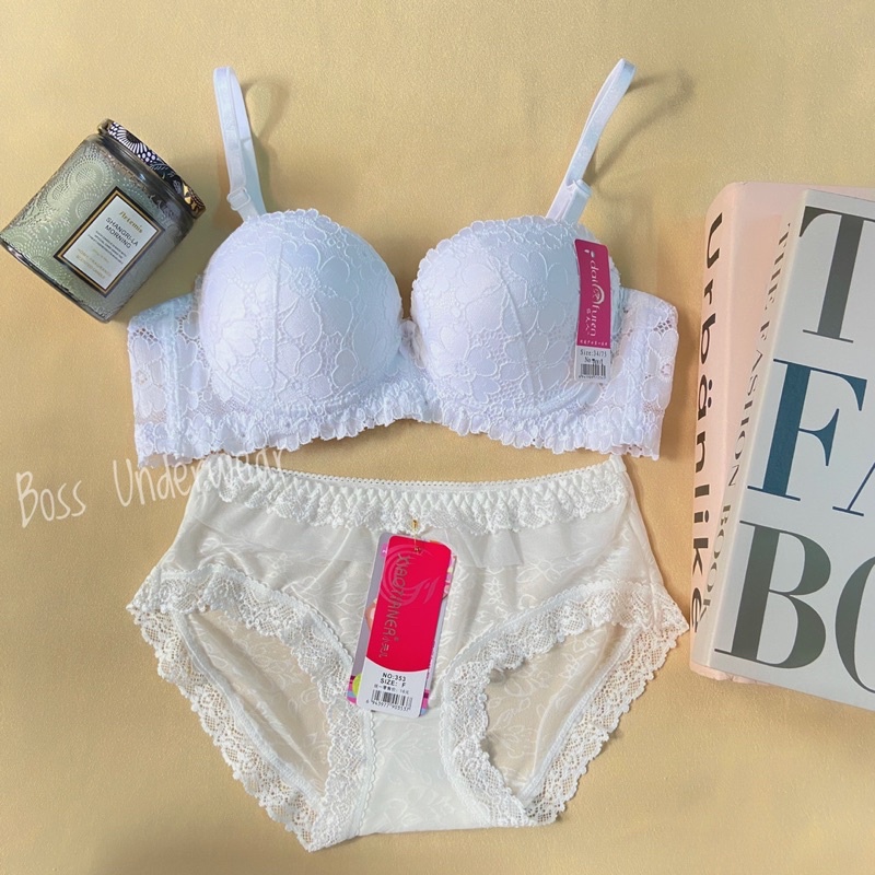 PENAWARAN TERBATAS!! Bra set Bra kawat busa tebal sedang BH kawat BH brukat BRA Set dalaman wanita