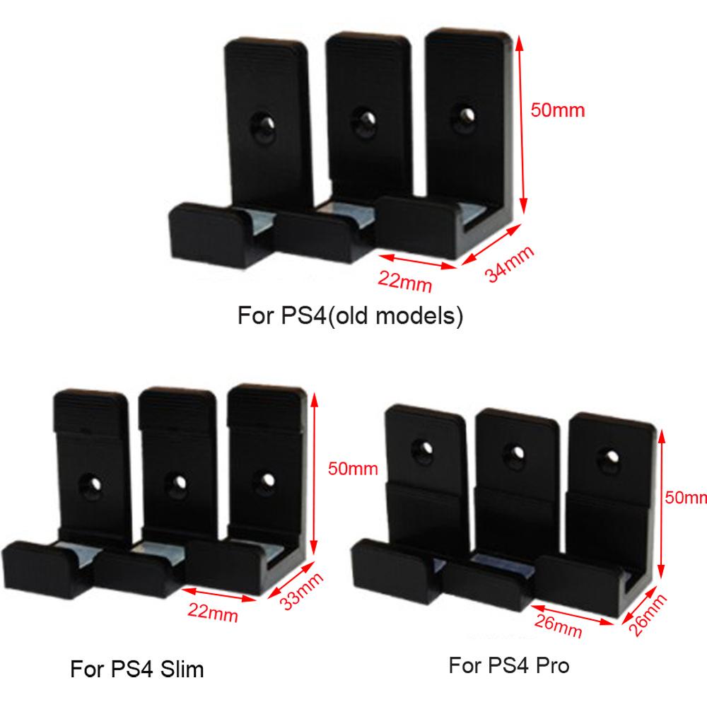 POPULAR Bracket Aksesoris Tempel Dinding Populer Set Rak Host Untuk Untuk Sony PlayStation4 PS4 Slim Pro