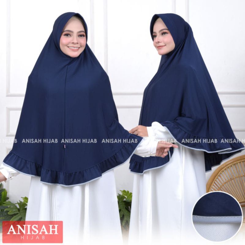 HIJAB INSTAN , HIJAB BERGO LIS 1 REMPEL JUMBO SIZE XL , HIJAB JERSY ZOYA PREMIUM