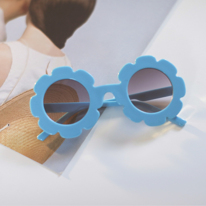 Kacamata Anak Perempuan Fashion Lucu Murah Kecil 2 Tahun Bunga Flower Sunglasses Lensa Hitam