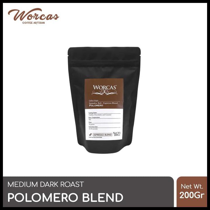 

Ddx4 Kopi Polomero Espresso Blend 200 Gram (Biji/Bubuk) | Worcas Coffee - Kopi Biji V5Gl