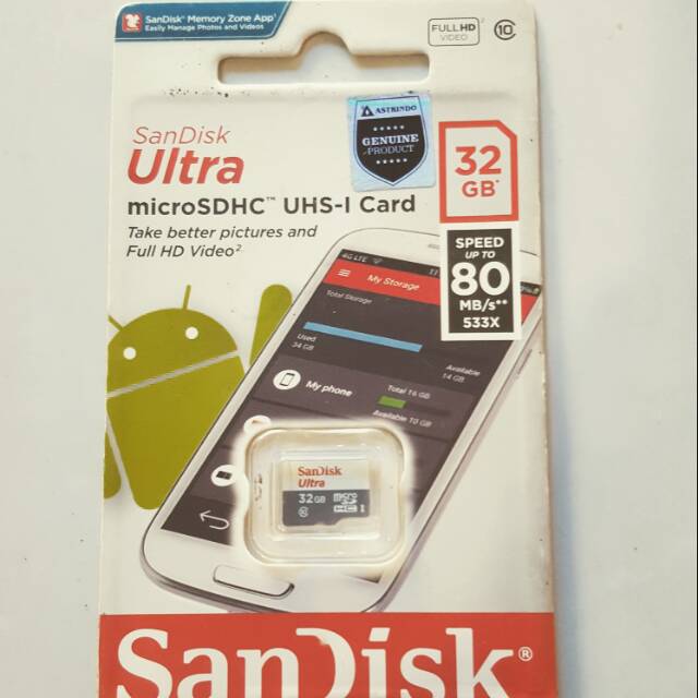 Memori card sandisk Original