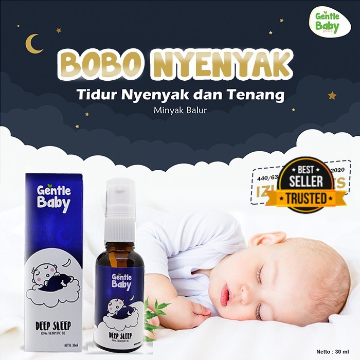 PERAWATAN BAYI BABY OIL MINYAK TELON GENTLE BABY DEEP SLEEP BAYI TIDUR PULAS DAN NYENYAK BB3