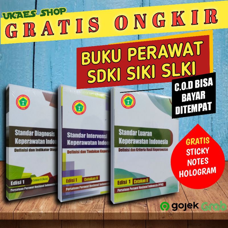 PAKET 3 Buku  SDKI SIKI SLKI Buku  Asuhan Keperawatan 