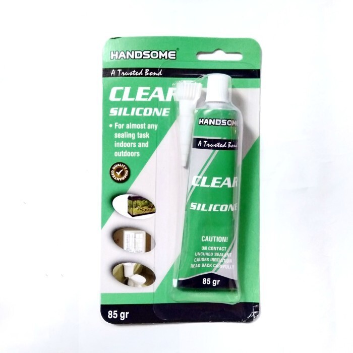 Jual Clear Silicone Sealant Handsome Gram Lem Aquarium Lem