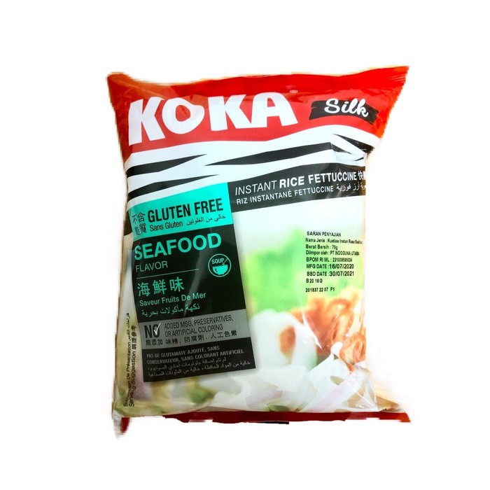 

Koka seafood rice noodle 70gr( Gluten free)