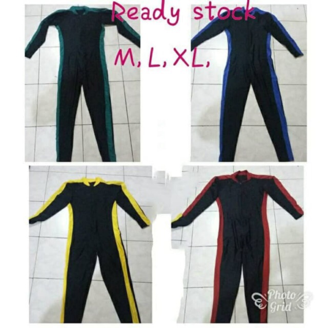 BAJU RENANG DIVING PANJANG / SELAM ELASTIS PRIA WANITA DEWASA &amp; ANAK SD 5-9thn
