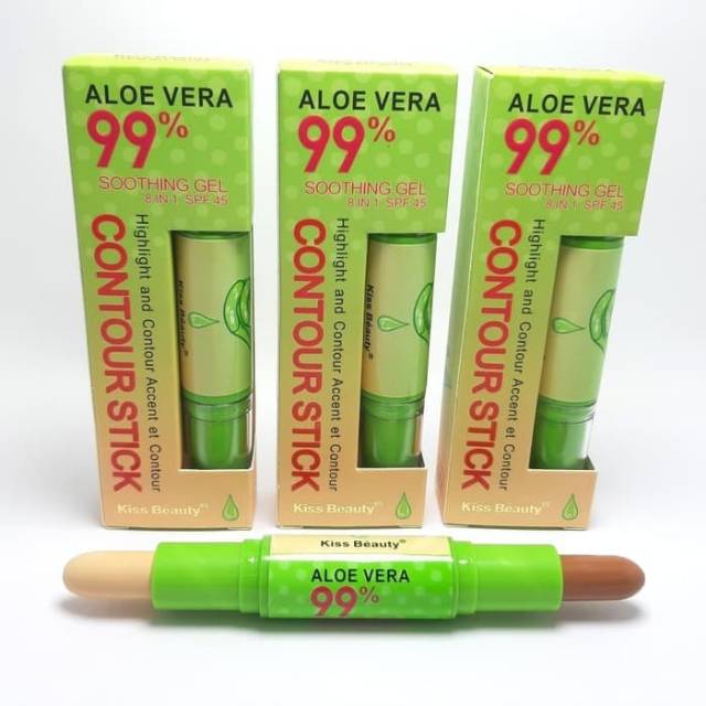 COUNTOUR STICK KISS BEAUTY ALOE VERA 2in1