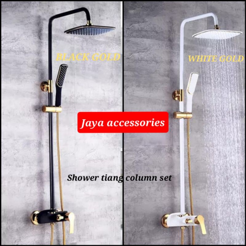 Jual Shower Tiang Column Shower Tiang Panas Dingin Warna Kran Mixer