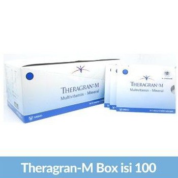 Theragran M 1 box  25 strip 100 tablet