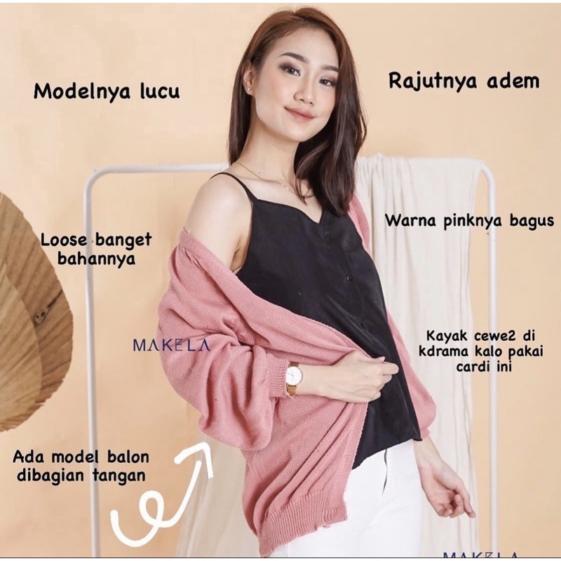 Frosty Cardi / Loose Cardi Korea Model Lengan Batwing-3