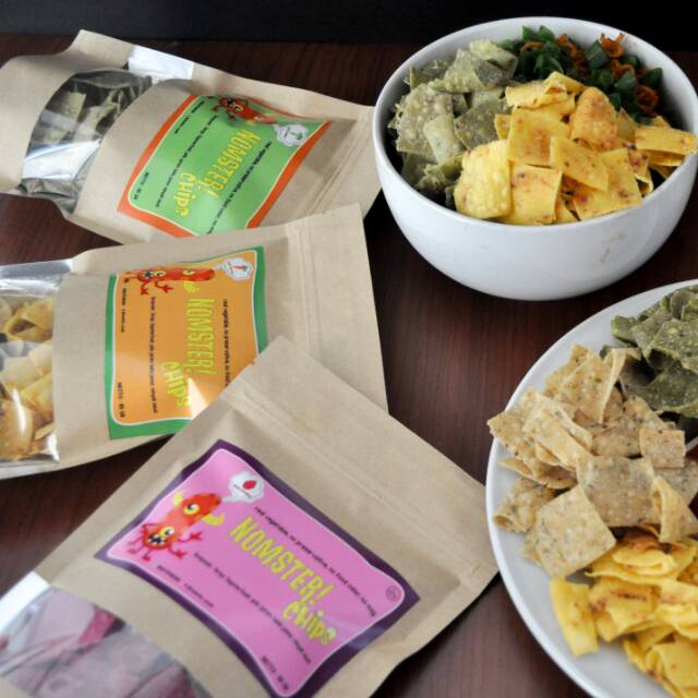 

Keripik Sayur Buah Nomster! Chips