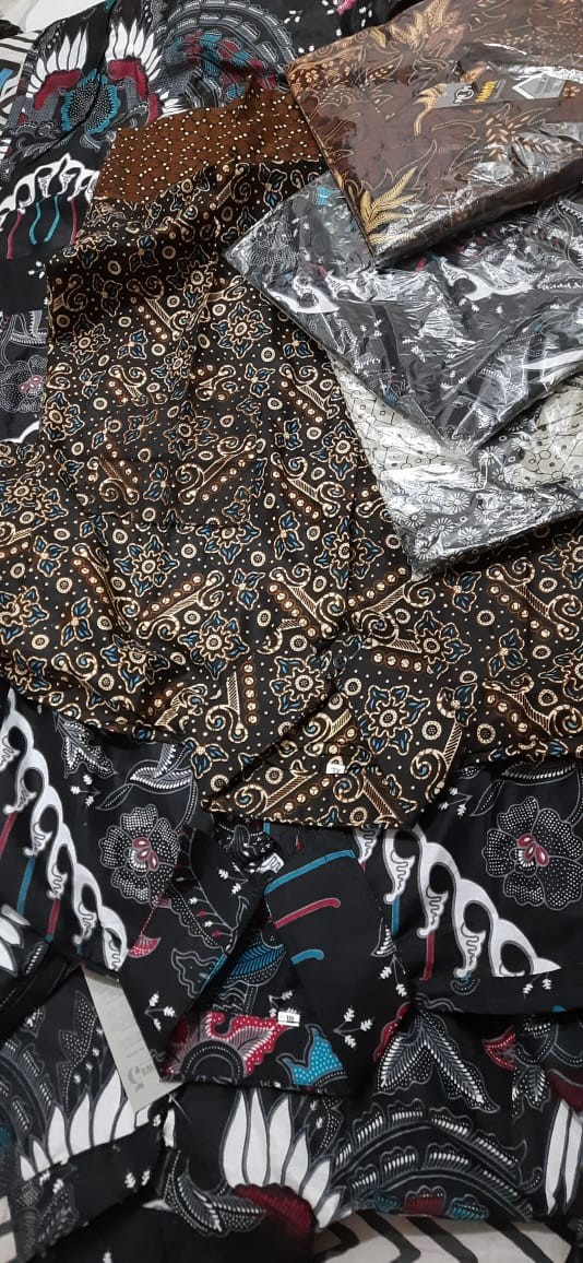 Kemeja Batik Pria Ppbtk07 Wsa04 Lengan Panjang /kemejapria/kemejabatik/batikpriabatikmodern