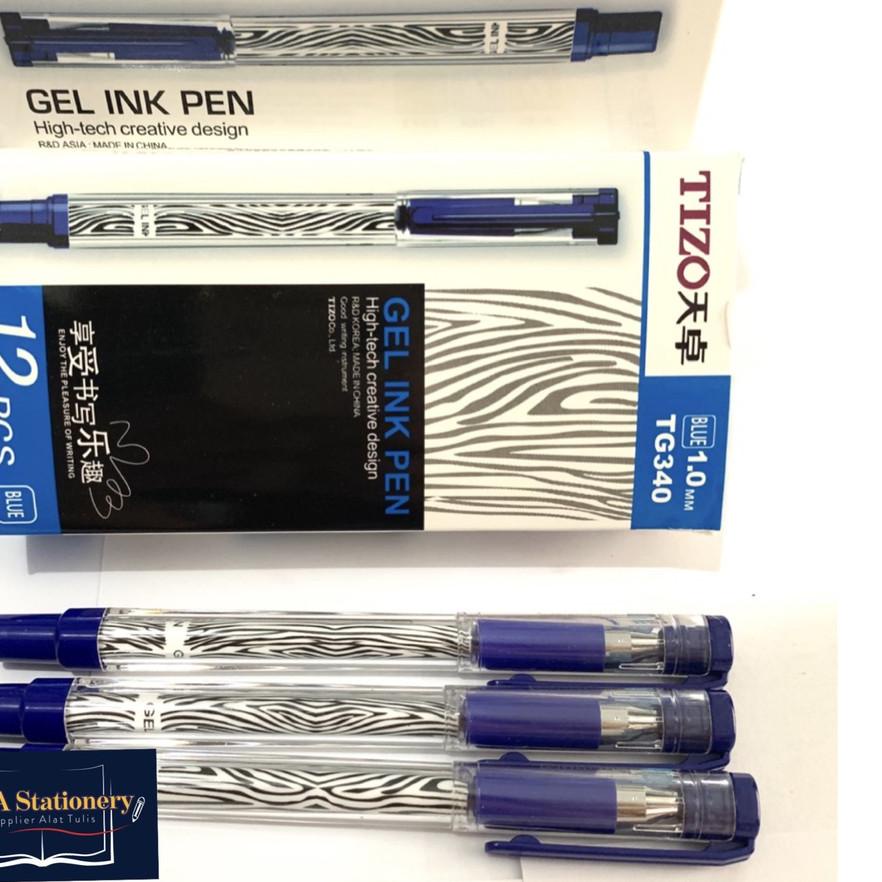 

10.10 MALL Bolpen/Ballpoint/Pulpen/Ballpen Tizo 340 1.0 Hitam Biru (Lusin)