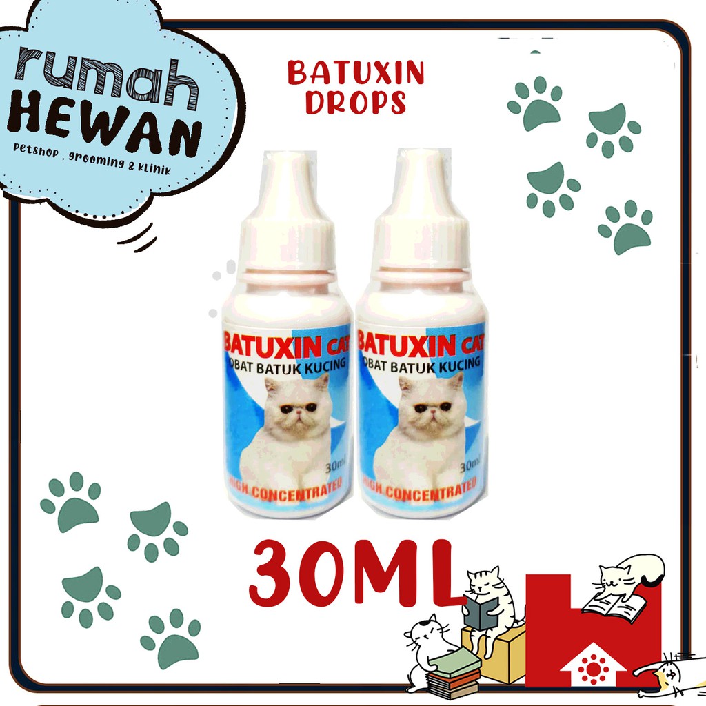 Batuxin drops 30ml - Obat batuk kucing