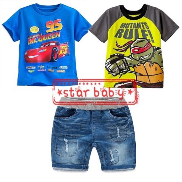 Setelan anak Mcqueen/Setelan Star Baby/Baju anak branded