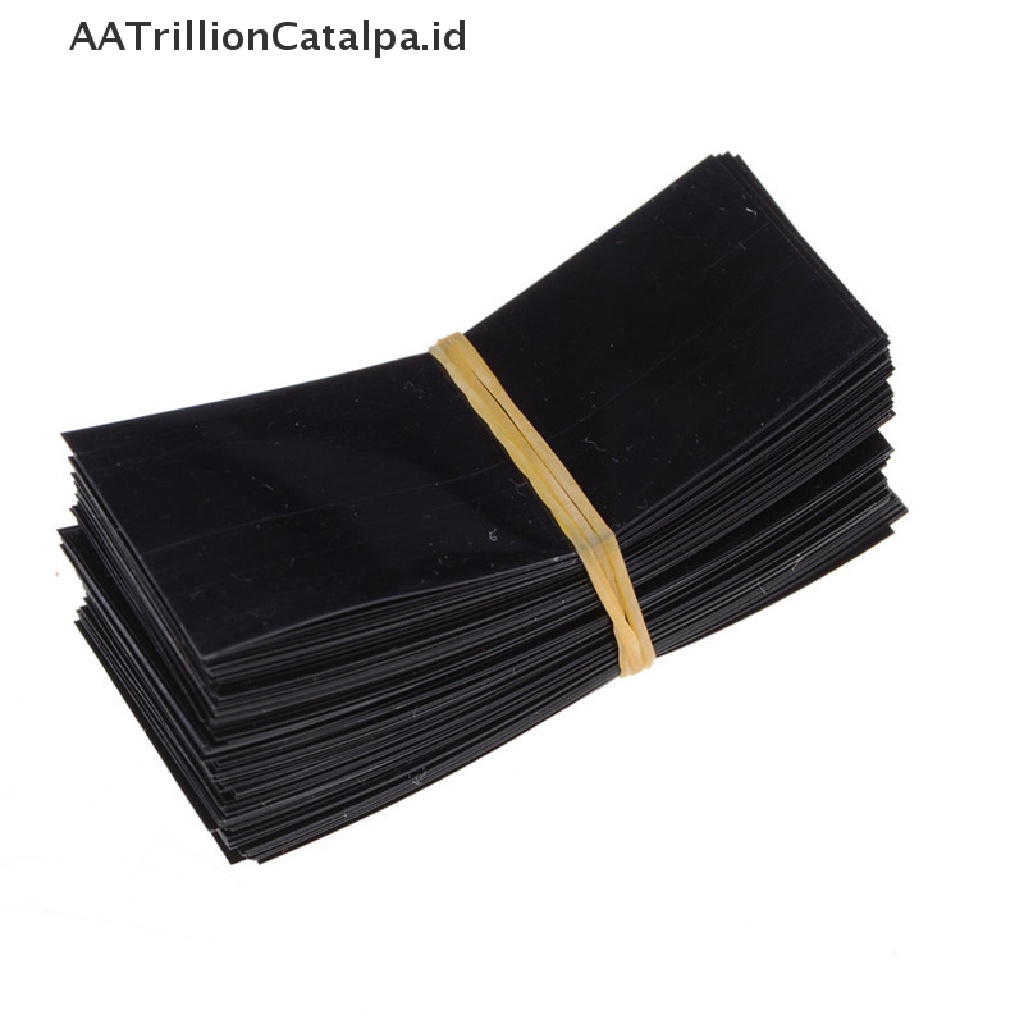 Aatrillioncatalpa 100pcs Isolasi Bakar Pre-cut Bahan PVC Untuk Baterai 18650