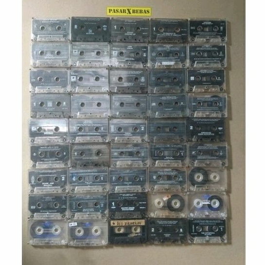 kaset pita tanpa cover / no cover - rock bebas pilih