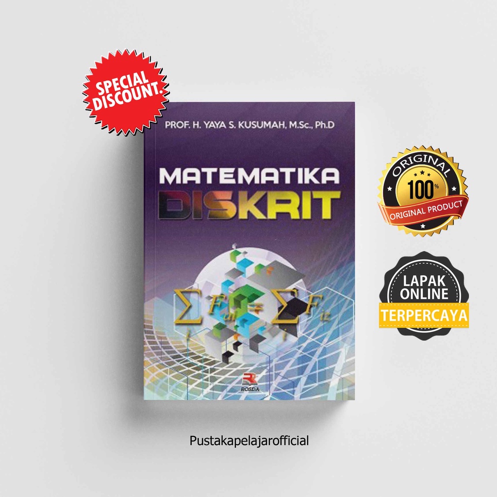 BUKU ORIGINAL Matematika Diskrit - Yaya s. Kusumah - Rosda