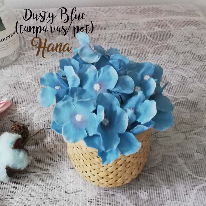bunga plastik hydrangea/bunga plastik dekorasi/bunga artificial-2